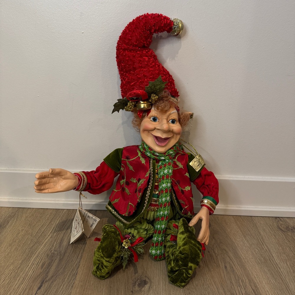 Mark Roberts Holly Jingles Elf Medium 23" Limited Edition 161/500 Christmas EUC